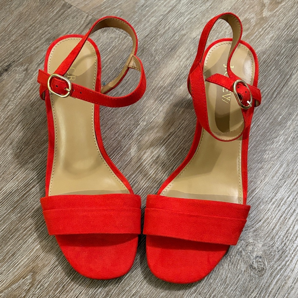 J Crew Red Women's Sandals